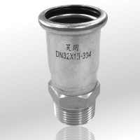 昊玥單卡壓式異徑外螺紋接頭